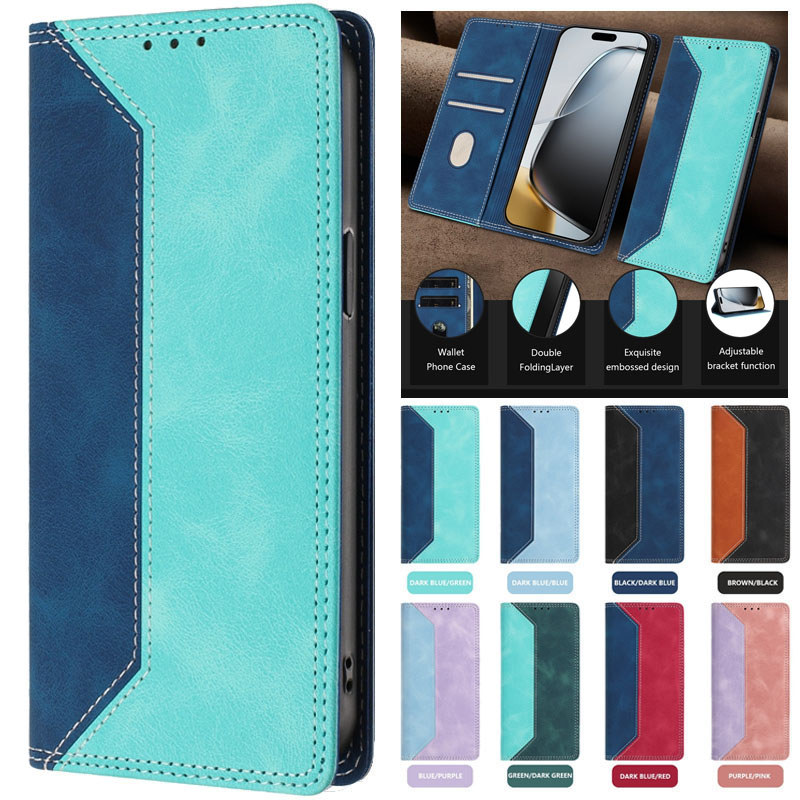 Ốp Da Sang Trọng Cho OPPO Realme P4 Power P4X P4 Pro P3 Ultra P1 5G Business Flip Wallet Khe Cắm Thẻ