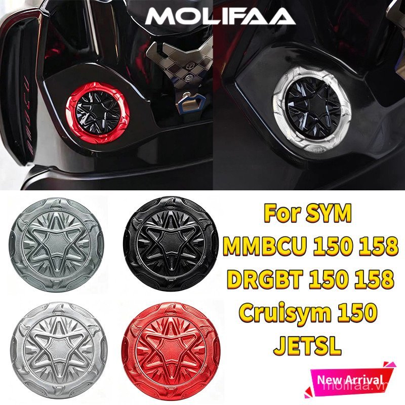 Dành Cho SYM MMBCU 150 158 DRGBT 150 158 JETSL Cruisym 150 Xe Máy CNC Nhôm Trước Dầu Bình Nhiên Liệu