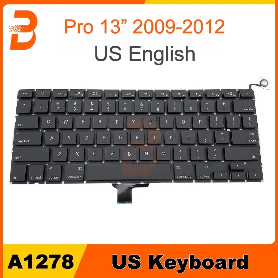 Mới A1278 US Bàn Phím Thay Thế Cho Macbook Pro 13 "A1278 US Bàn Phím 2009-2012 Năm