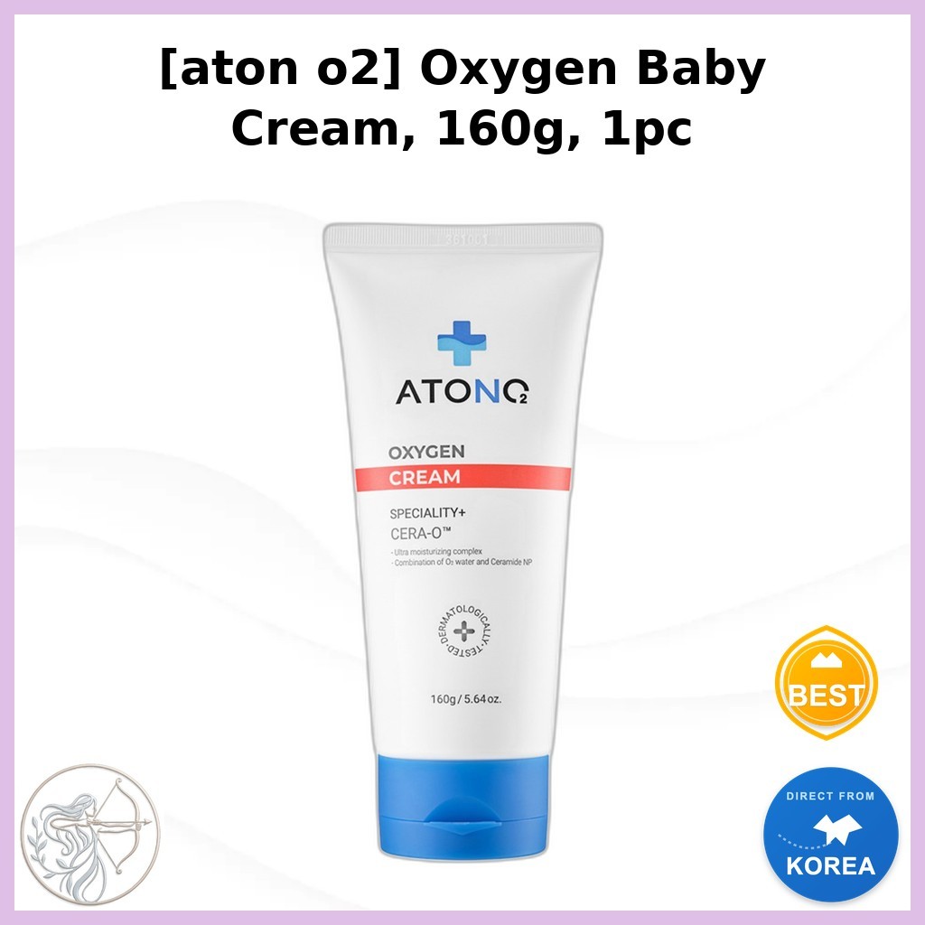 K-Kids [aton o2] Kem dưỡng oxy cho bé 160g, 1 cái / Kem trẻ em Hàn Quốc / Độ ẩm lâu trôi / Xác thực 
