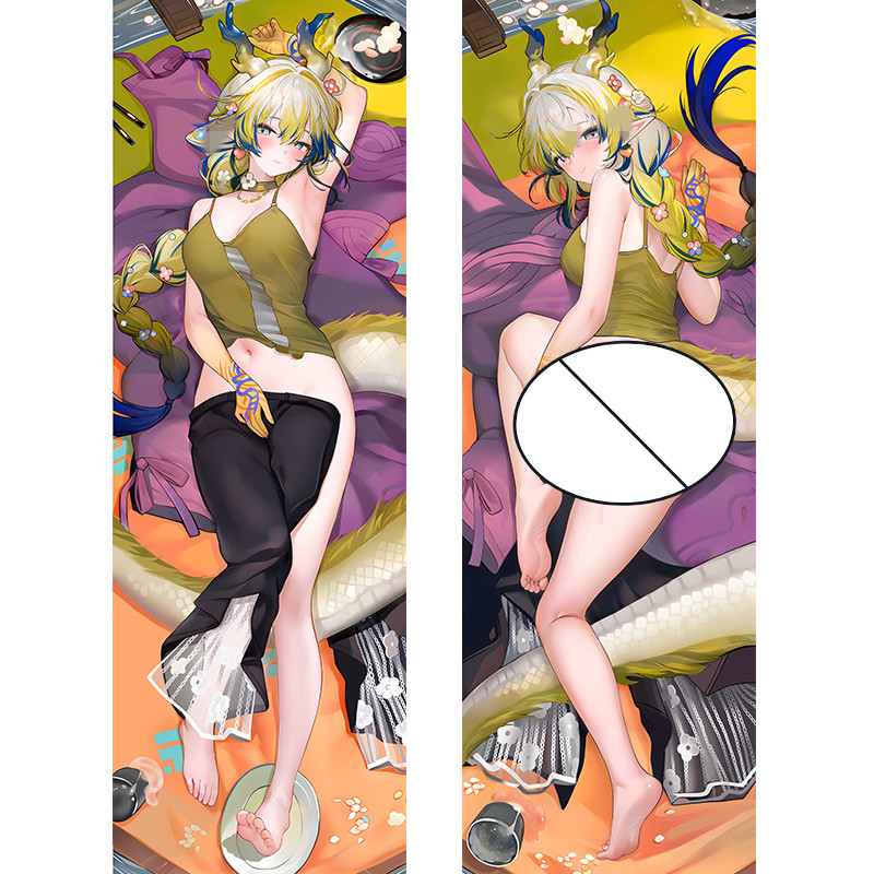 Anime Arknights Shu Hai Mặt In Hing Thân Gối Otaku Cosplay Gối