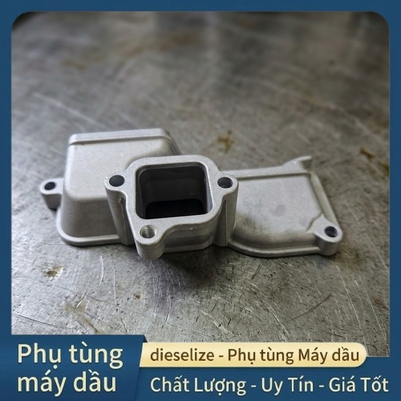 Cổ hút ống nạp khí hợp kim nhôm động cơ Diesel 178F Yanmar L70 phụ tùng máy dầu giá rẻ ship nhanh