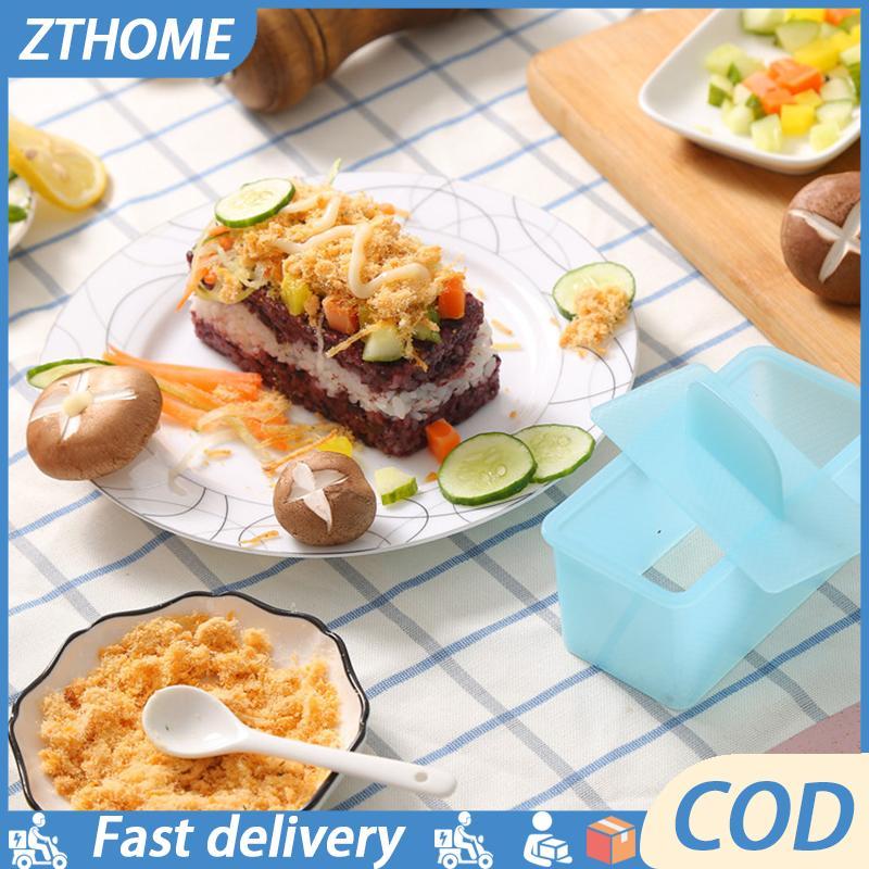 (COD) No Sti Musubi Maker Press With Small Rice Paddle, Bộ dụng cụ làm Sushi Onigiri Mold Luncheon M