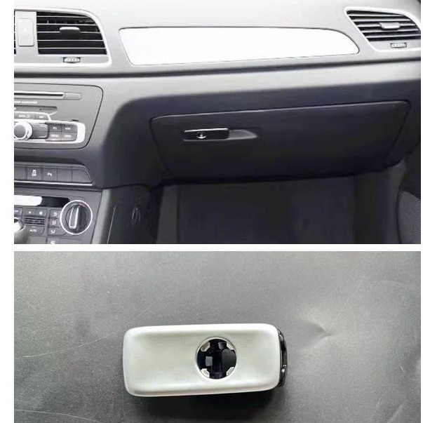 1 Cái Cho Audi Q3 2012-18 Bảng Điều Khiển Găng Tay Hộp Khóa Tay Cầm