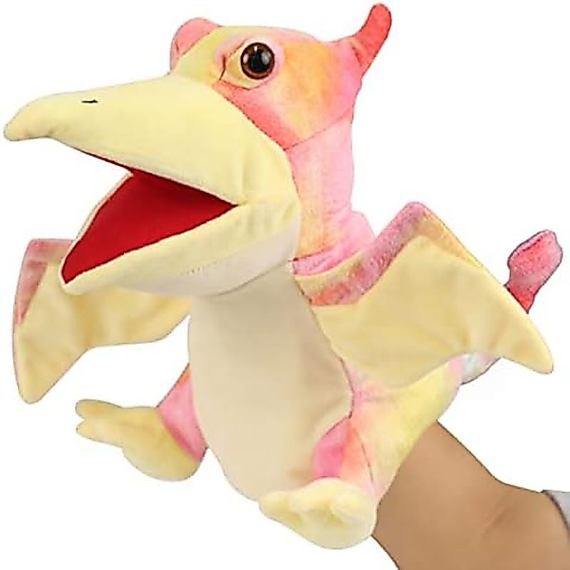 Puppet s Hand Pupp ETS for Kids, Dinosau r Hand Puppets Dinosau r Toys Plush Puppet Stuffed Hand Pup