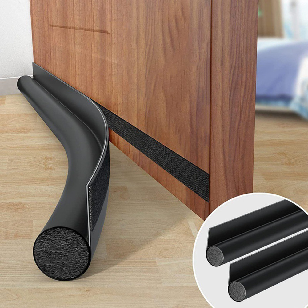 [HERPEVN]Door Seal Strip Effective Insulation High-traffic Area Suitable Noise Minimizing[Ready stoc