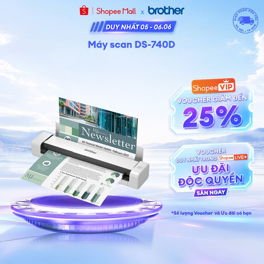 Máy scan Brother DS-740D