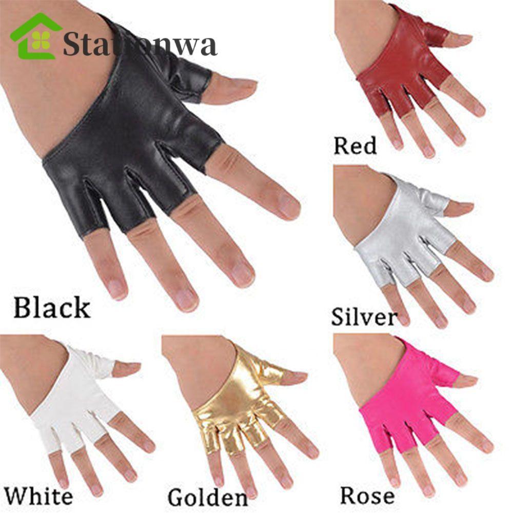 STATIONWA Half Palm Show Nữ 1 Cặp Ngón Tay Nửa Ngón