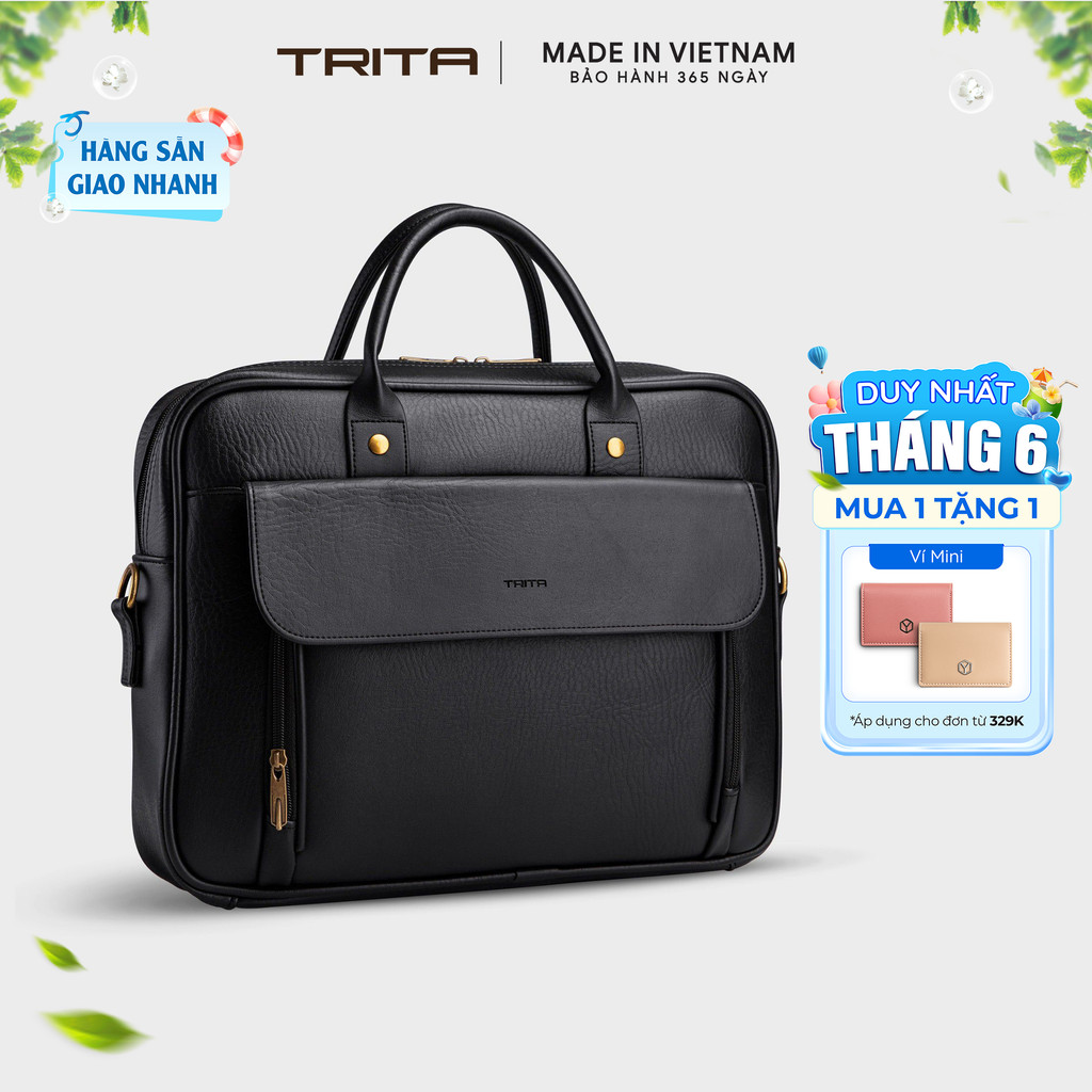 Cặp công sở Trita (Thời trang nam - Cặp da TCA6) Bagsmart