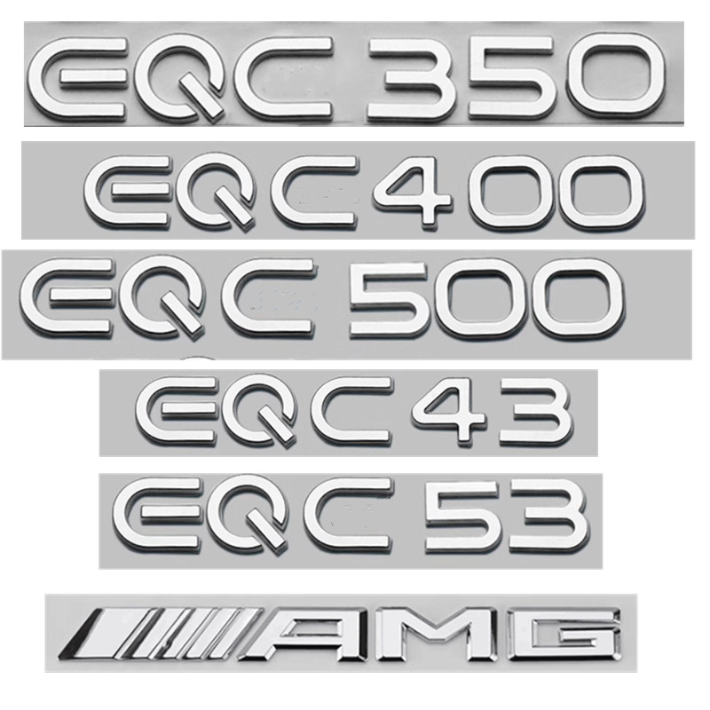 Benz EQC350 EQC400 4MATIC Logo Ô Tô Logo Từ Benz eqc Logo Ô Tô 4MATIC Logo Đuôi
