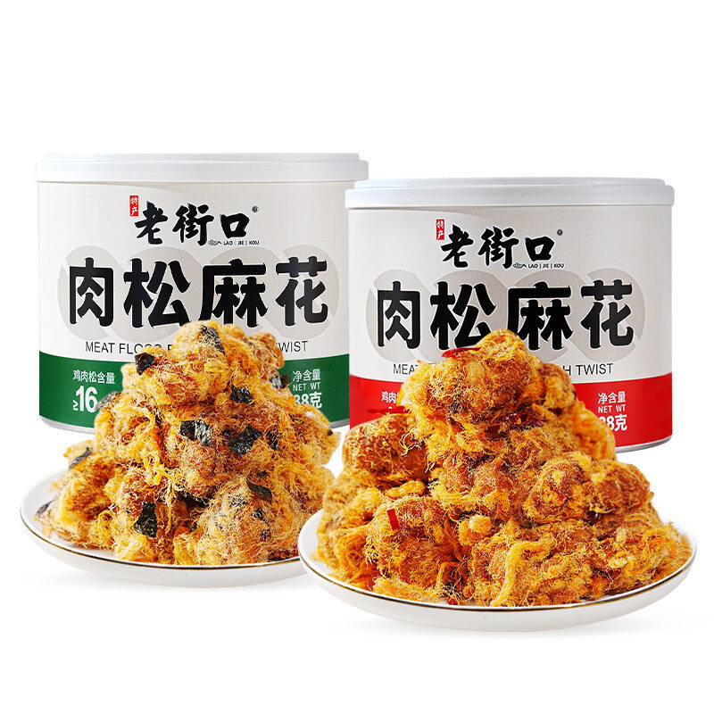 Lao Jiekou | Snack hoa xoắn thủ công rong biển cay gkoim609