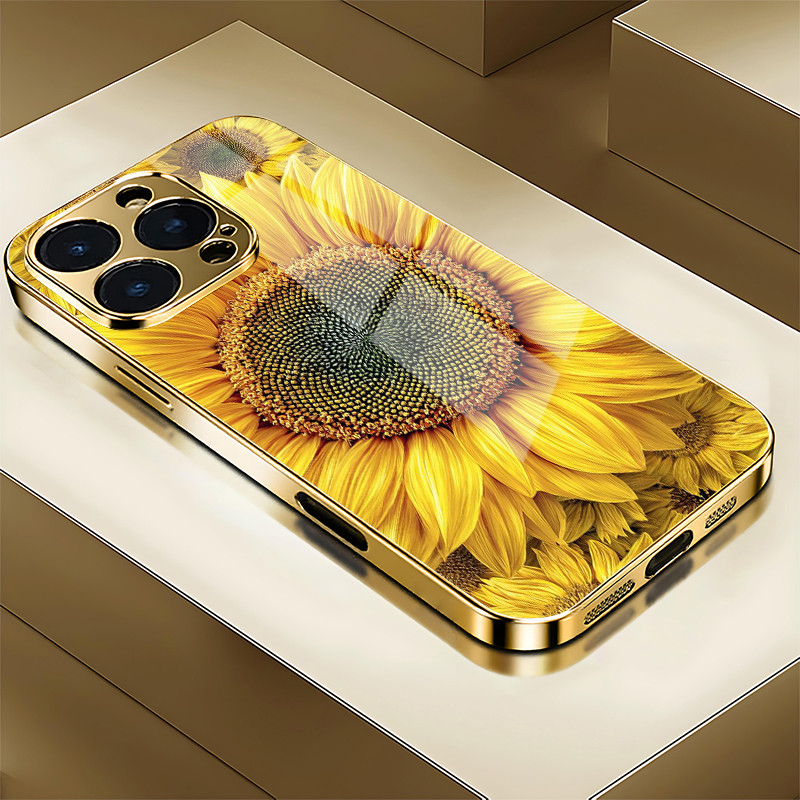 Ốp điện thoại kính mới họa tiết sáng tạo cho iPhone17 Pro Max / 17Air / 17Pro / 17 / 16 / 15 / 14 / 
