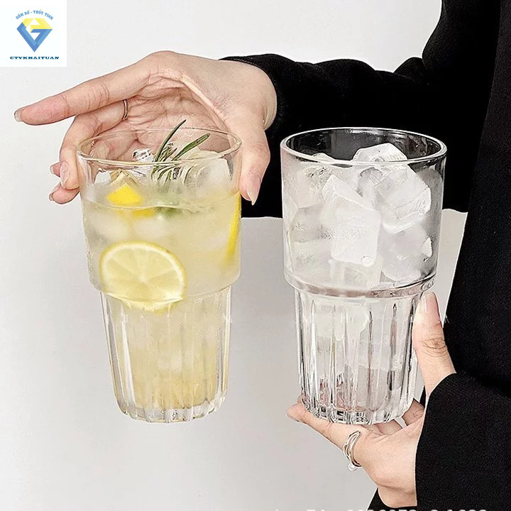 Bộ 12 ly hoặc 24 ly thủy tinh 450ML  WH20246011 - PP1210 / Ly uống sinh tố 450ml / VN450ml ( 12 ly /