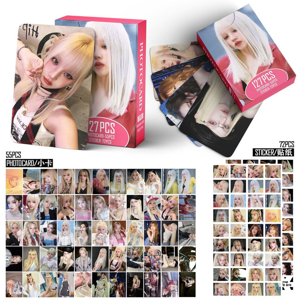 Hàng sẵn có 127 tờ I-DLE Song YUQI YUQI Photocard Sticker CHÚNG TÔI LÀ Card GIDLE