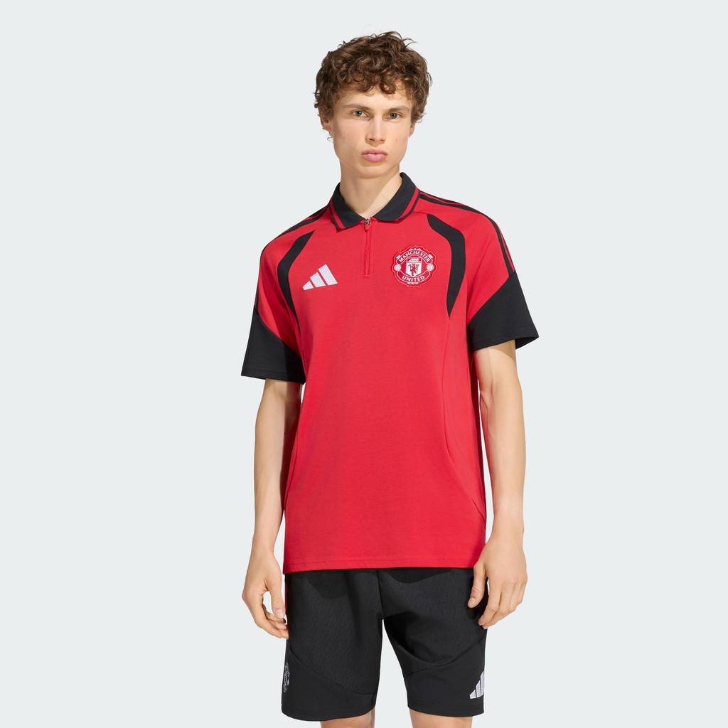 adidas Bóng đá Áo Polo Manchester United 26/27 Tiro Nam Đỏ KC4859