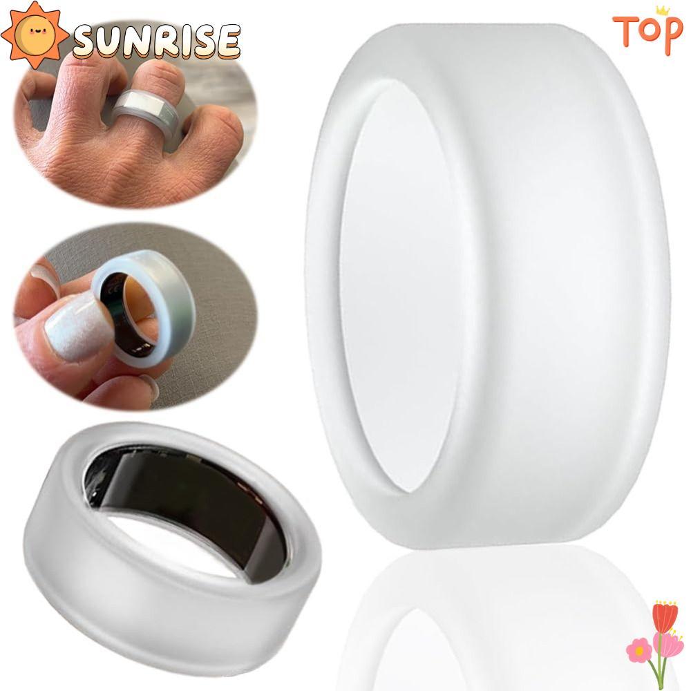 SUNRISE Silicone Ring Cover, Phụ kiện làm việc Nhà tổ chức trang sức Vỏ silicon cho bảo vệ vòng Oura