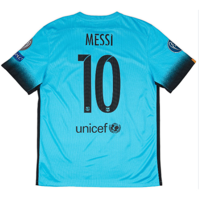 Retro Barcelona Jersey 2015 2016 Bộ thứ ba Messi Neymar Jr