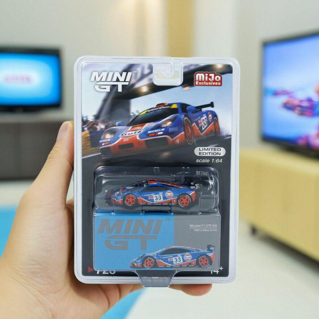 MINI GT1: 64 # 723 Mẫu xe hợp kim McLaren F1 GULF