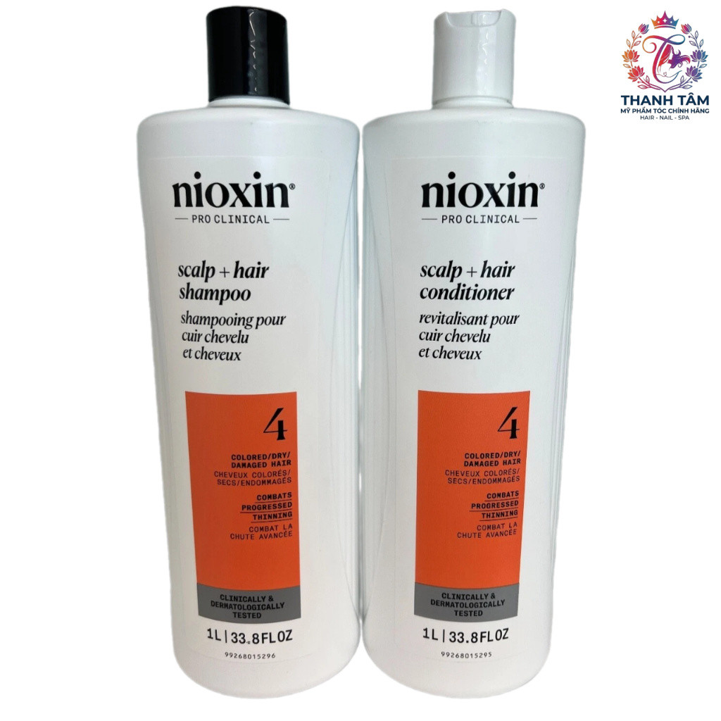 Dầu gội xả chống rụng tóc Nioxin System 4 1000mlx2 ( New 2025 ) .TT
