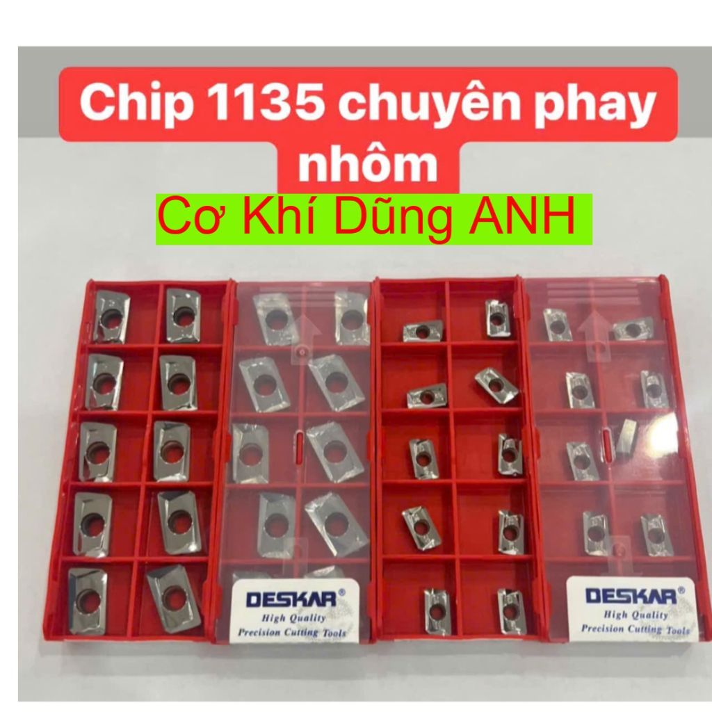 Chip 1135 chuyên phay tiện nhôm Deskar