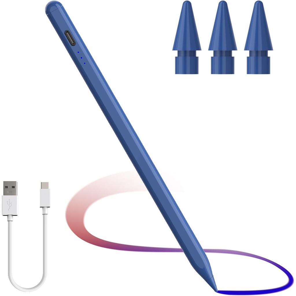 Bút Stylus cho iPad Pencil 2.5X Sạc nhanh hơn Độ trễ thấp Tương thích với (2018-2025) Apple iPad 11 