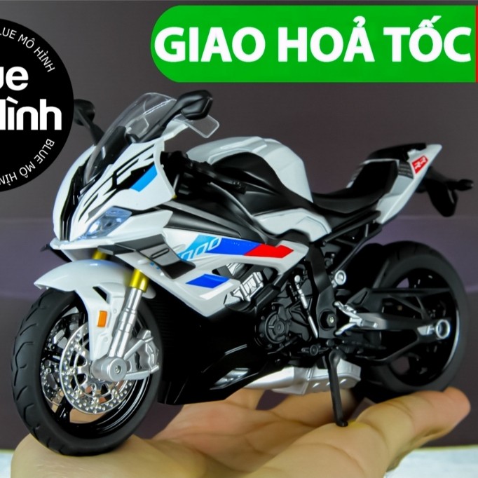 Xe mô hình BMW S1000RR K23 1:12 Trắng