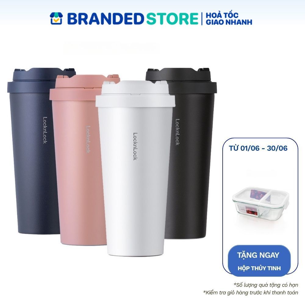 Bình Giữ Nhiệt Lock&Lock Energetic One-Touch Tumbler LHC3249 - 550ML