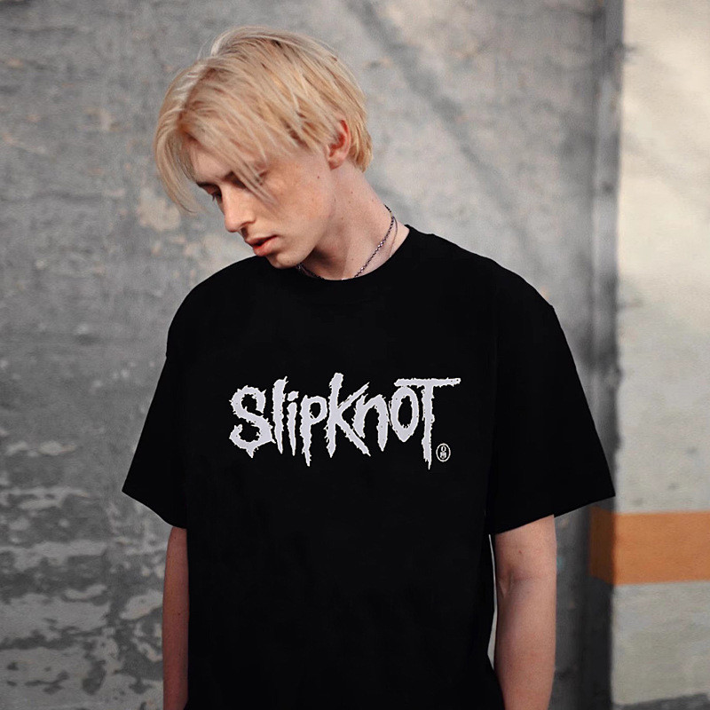 Nam We Wear Dạo Phố Kanye Hip-Hop Retro Rock Loose Knot Band Áo thun ngắn tay in hình ngôi sao năm c