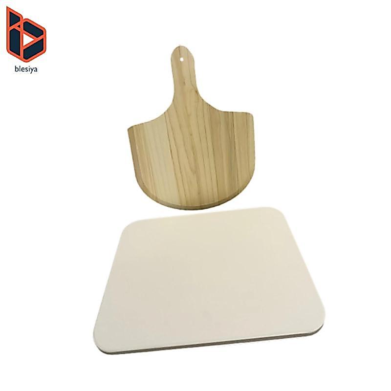Blesiya Pizza Pan Bộ Dụng Cụ Làm Bánh Pizza Lò Nướng Gas Lắp Nhà Bếp Bộ Dụng Cụ Pizza Bảng Nướng Cor