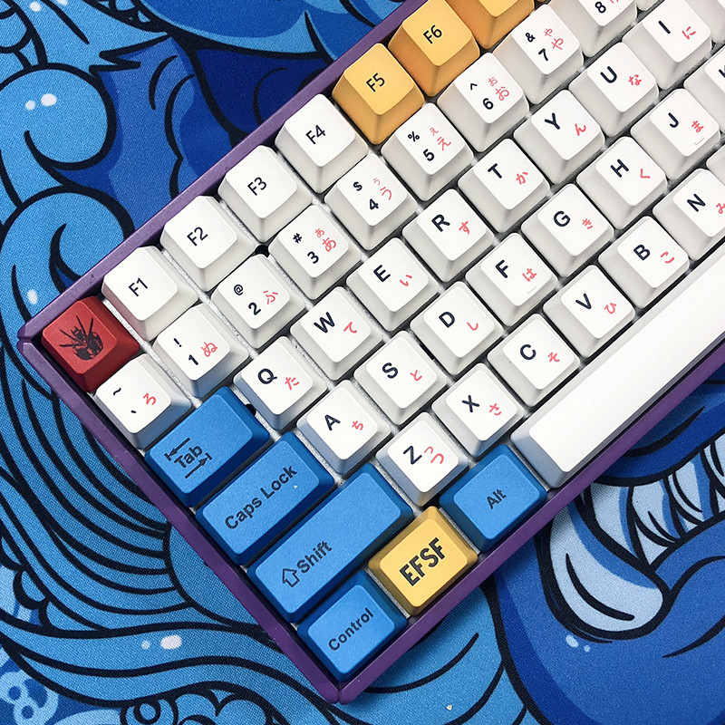 Gundam Keycap PBT Thăng Hoa Keycap OEM Thích Ứng Chiều Cao 61 / 64 / 68 / 75 / 81 / 96 / 98 / 100 / 