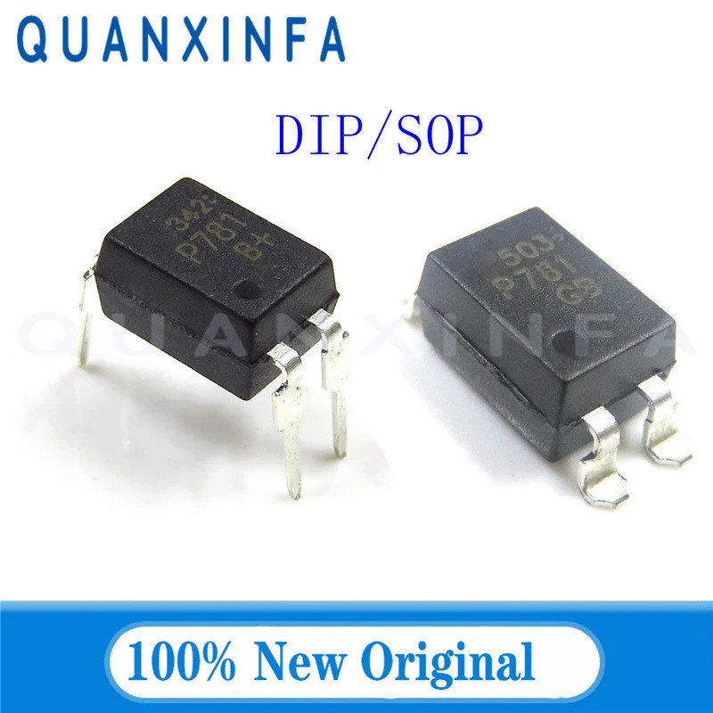 10 CHIẾC TLP781GB DIP4 P781 SOP4 P781B đầu ra bóng bán dẫn cặp quang còn hàng GSIO