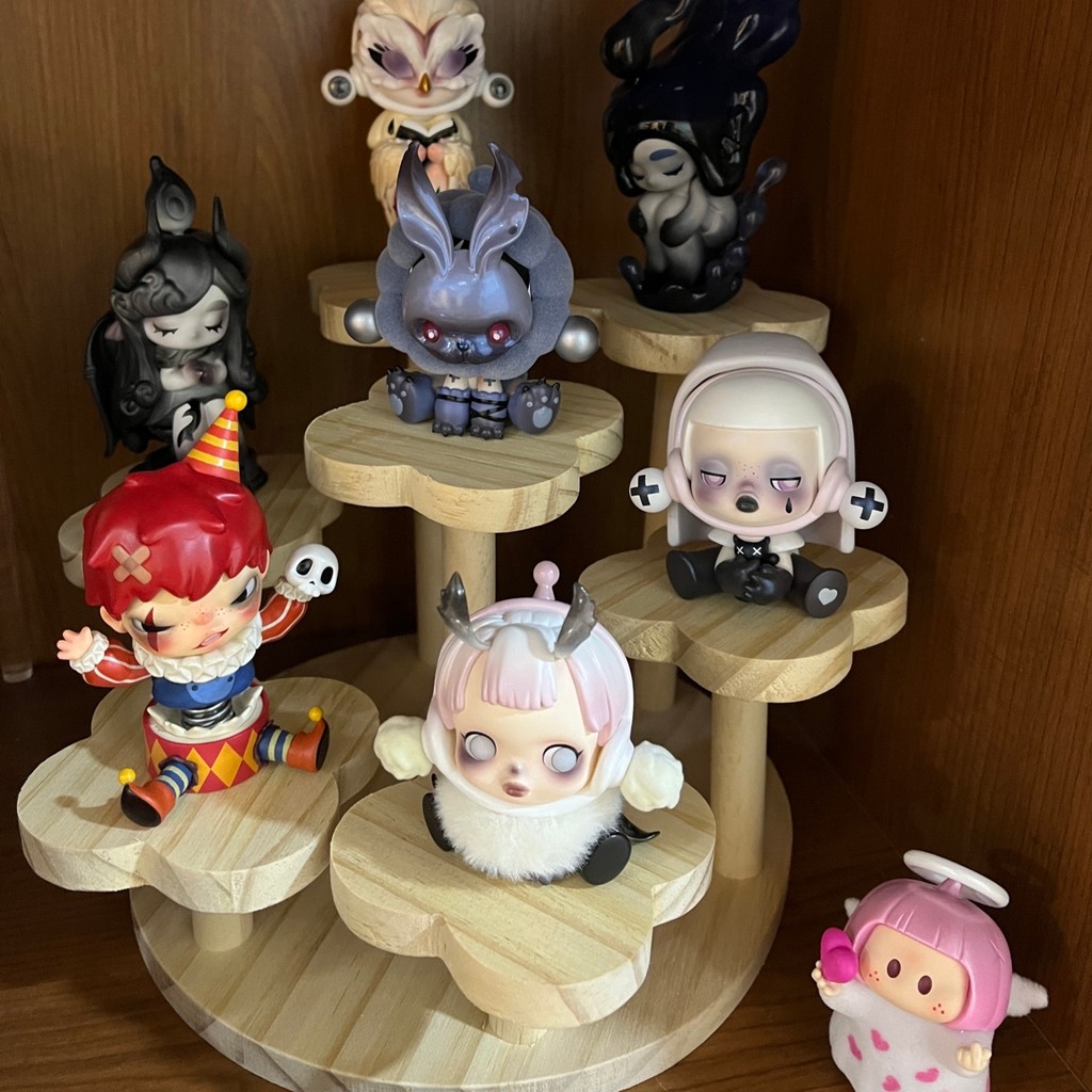 Pop Mart Hirono Hirono Hirono Paradise Series Hình Hộp Bí Ẩn Màn Hình Đứng Ác Thỏ Sợ Joker Giá Để Đồ