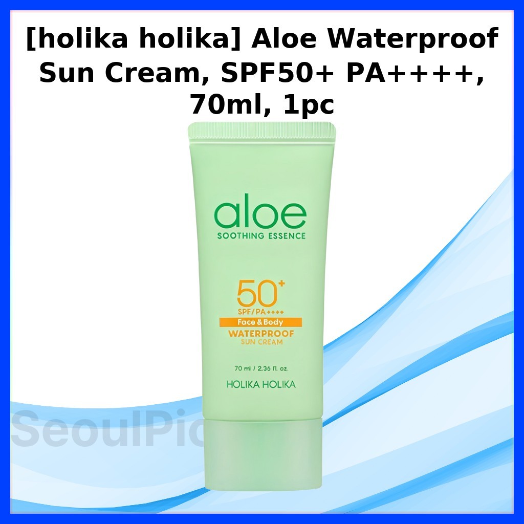 HOLIKA HOLIKA [holika] Kem chống nắng chống thấm nước lô hội, SPF50 + PA + + +, 70ml, 1pc / Kem chốn