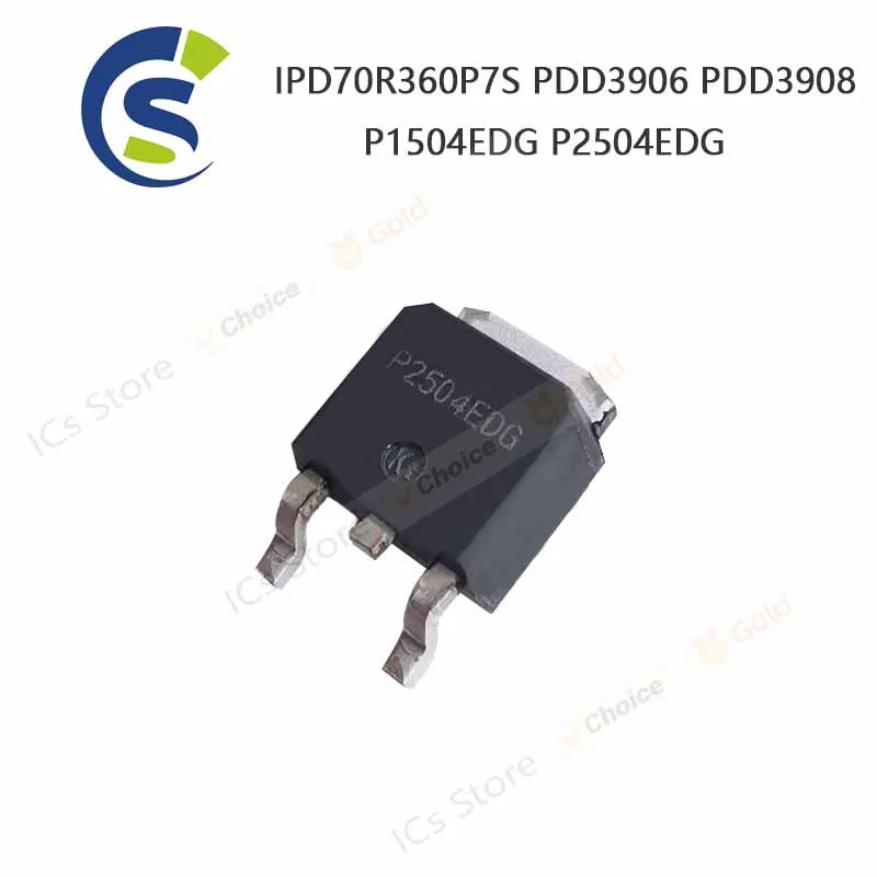5 Chiếc 70S360P7 IPD70R360P7 IPD70R360P7S PDD3906 PDD3908 DD3906 DD3908 P1504EDG P2504EDG TO-252 Hiệ
