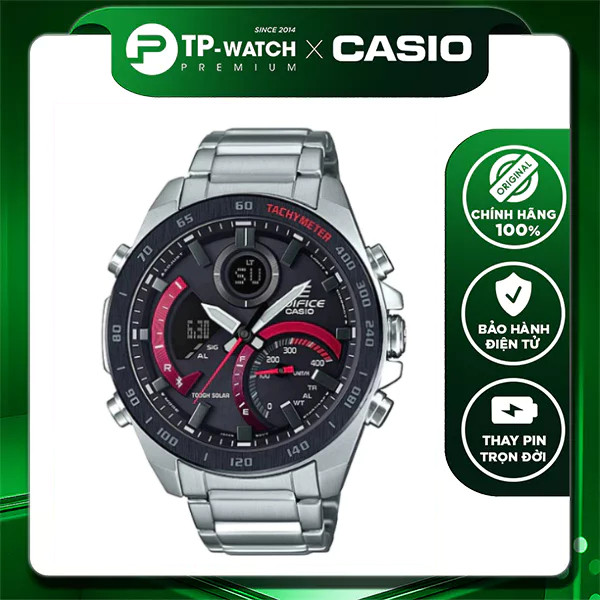 Đồng hồ nam Casio Edifice ECB-900DB-1ADR Bluetooth | Năng lượng mặt trời | ECB-900DB-1A
