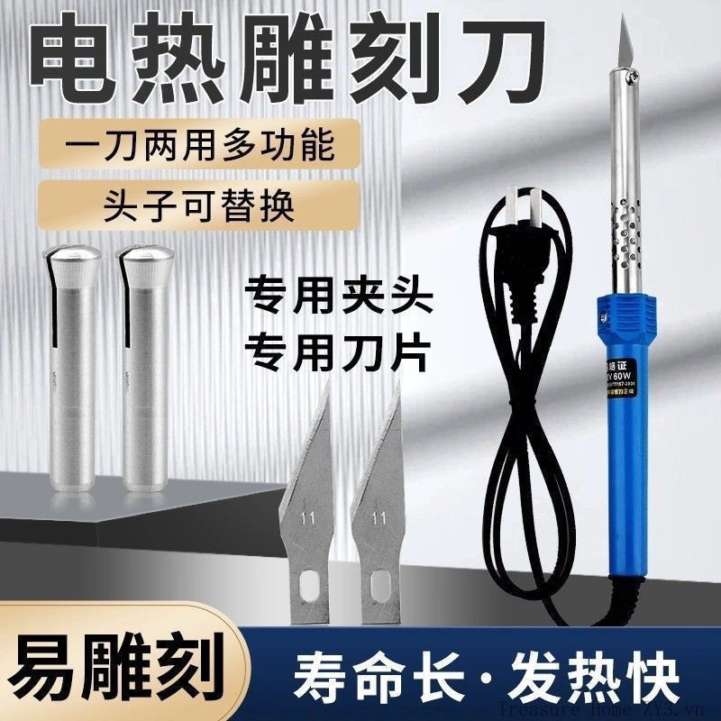 Điện Hàn Sắt Điện Làm Nóng Dao Cắt Nóng Khắc Cắt Đa Năng Dao Điện Làm Nóng Dao Điện Hàn Sắt Làm Nóng