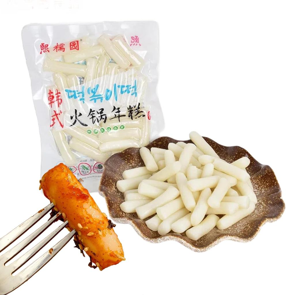 Bánh gạo Hàn Quốc Tteokbokki Stick Gluten Free Tteok Pasta Đồ ăn nhẹ & Thực phẩm Châu Á, Không chứa 