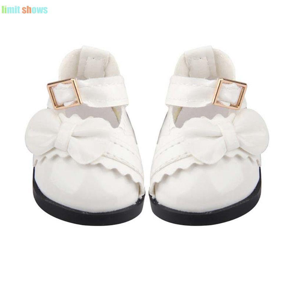 GIỚI HẠN THỊ Giày Nơ Da PU, Giày Búp Bê DIY Handmade Búp Bê Da Giày, Phụ Kiện Búp Bê Giày Bốt Dễ Thư