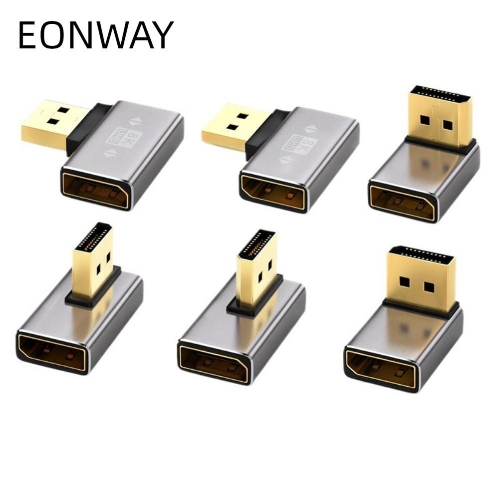Bộ chuyển đổi EONWAY DP Nam sang Nữ, Bộ chuyển đổi cổng hiển thị 8K 60Hz DP1.4, Bộ mở rộng cáp DP gó