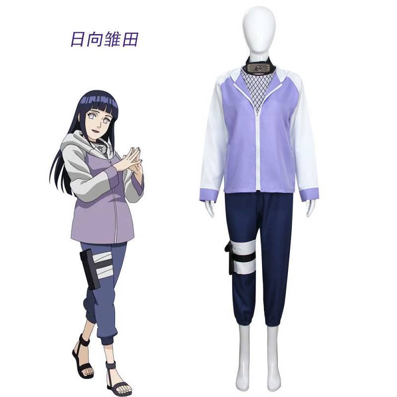 Naruto Cosplay Hyuga Hinata Women's Clothing Anime Clothing pQNi