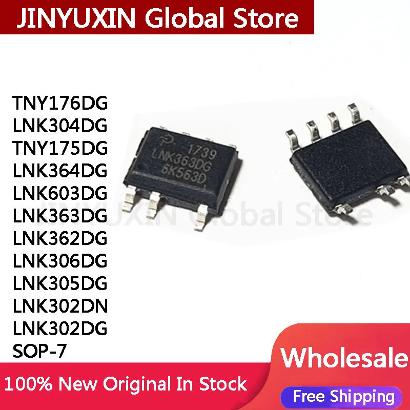 5 CHIẾC TNY176DG LNK304DG TNY175DG LNK364DG LNK603DG LNK363DG LNK362DG LNK306DG LNK305DG LNK302DN LN
