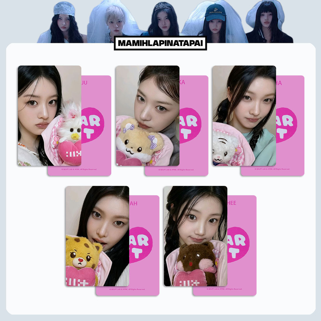 1-5 chiếc ILLIT MAMA Lomo Cards GRWM DEARLIT Kỷ niệm ra mắt lần thứ 2 KHÔNG DỄ DÀNG Album BOMB Toki 