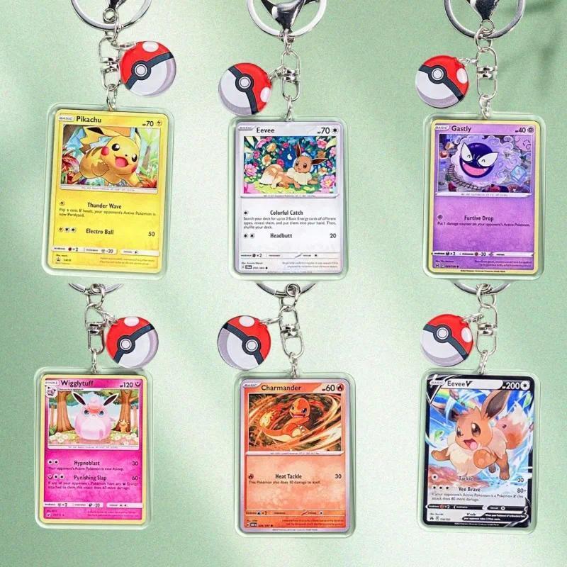 For Pokemon Charizard Venusaur Blastoise Mewtwo Anime Self Made Acrylic Card Style Móc khóa mica