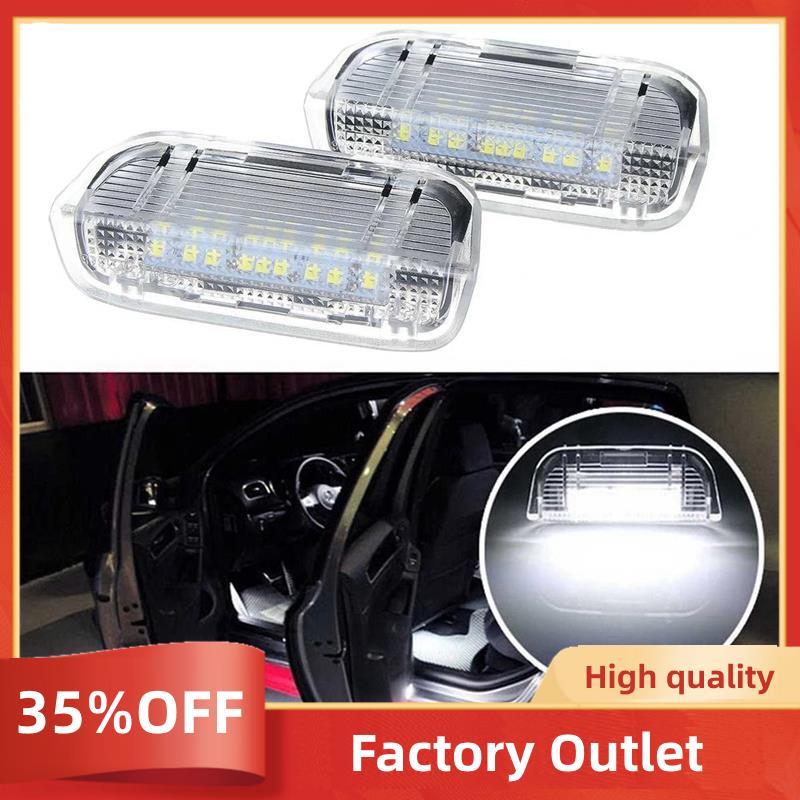 2 Chiếc Cảnh Báo Cửa Chào Mừng Lịch Sự Đèn LED Đèn Trang Trí Cho Golf 5 6 7 Mk5 Mk6 Mk7