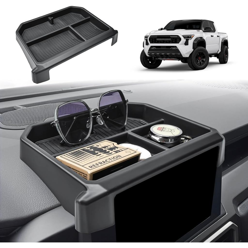 Bảng điều khiển trung tâm Bộ sắp xếp bảng điều khiển Tương thích với Toyota 2024-2026 Tacoma & 2025 