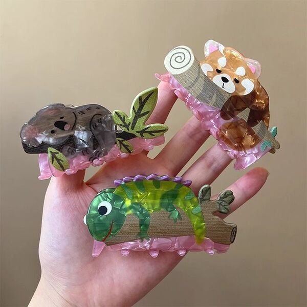 kẹp tóc nữ sang chảnh kẹp tóc nữ mái cute ❆Su Xiaobei Sáng Tạo Acetate Kẹp Tóc Nữ 2024 Phong Cách Mớ