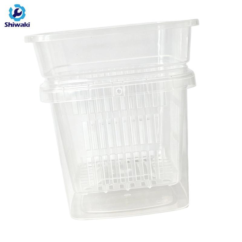 Chậu trồng hoa lan có cấu trúc xốp Nồi có rãnh trong suốt cho hoa lan Nhà chậu hoa Phụ kiện thực vật