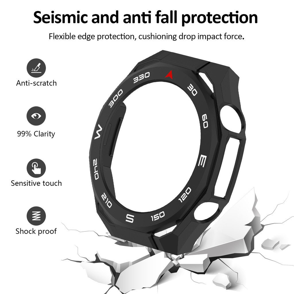 Ốp lưng PC rỗng Bảo vệ ốp lưng Phụ kiện cho Huawei Watch Ultimate 2