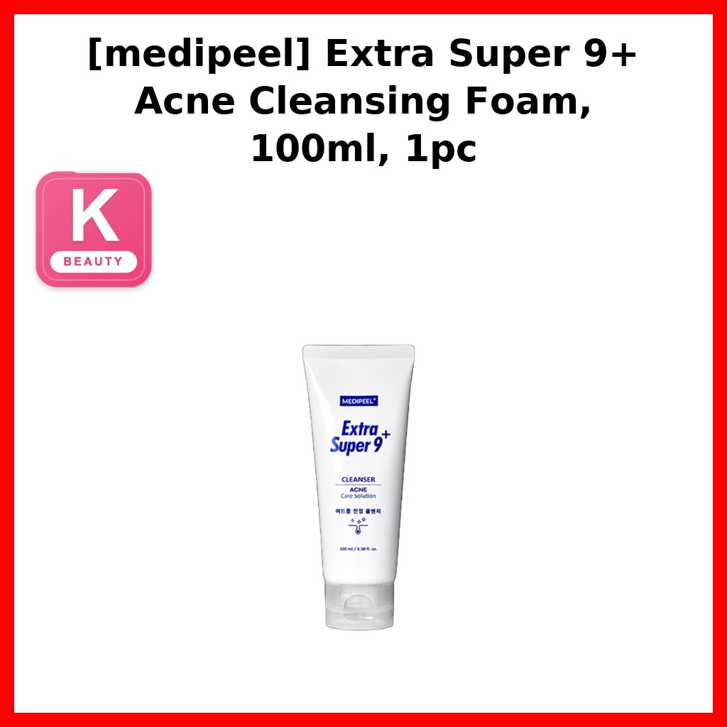 [medipeel] Sữa Rửa Mặt Extra Super 9+ 100ml, 1pc / Sữa Rửa Mặt Hàn Quốc / Chăm Sóc Da Hằng Ngày / Ch