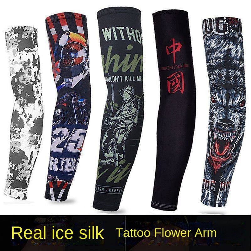Summer Cool Sun Protection Oversleeve UV Protection Flower Arm Tattoo Oversleeve Sun Protection Ridi